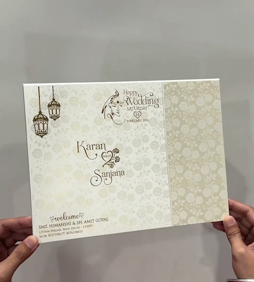 wedding Card 3450